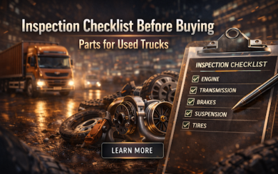 Inspection Checklist Before Buying Parts for Used Trucks